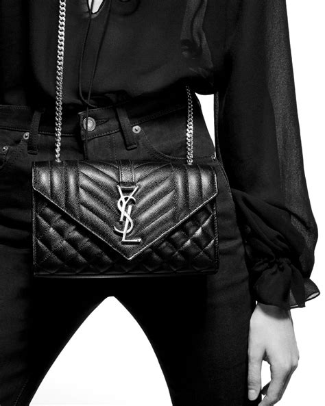 ysl portafoglio envelope|SAINT LAURENT Envelope small quilted textured.